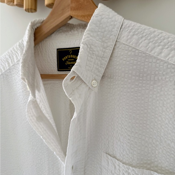 Portuguese Flannel - Seersucker Shirt - Atlantico - Picture 2 of 5